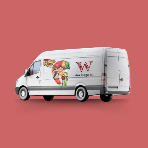 Foliera bil med företagsprofil